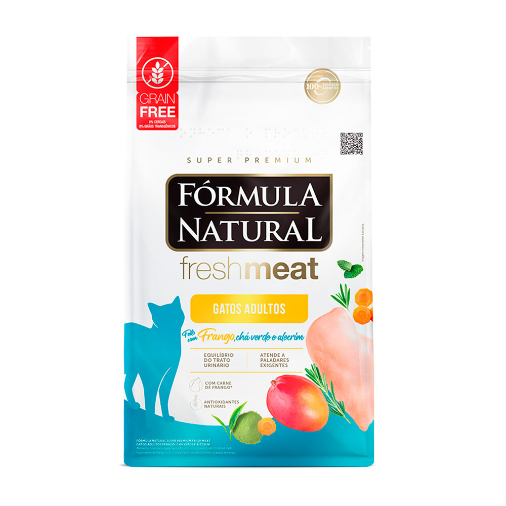 Ração Fórmula Natural Freshmeat Gatos Adultos Frango 1kg