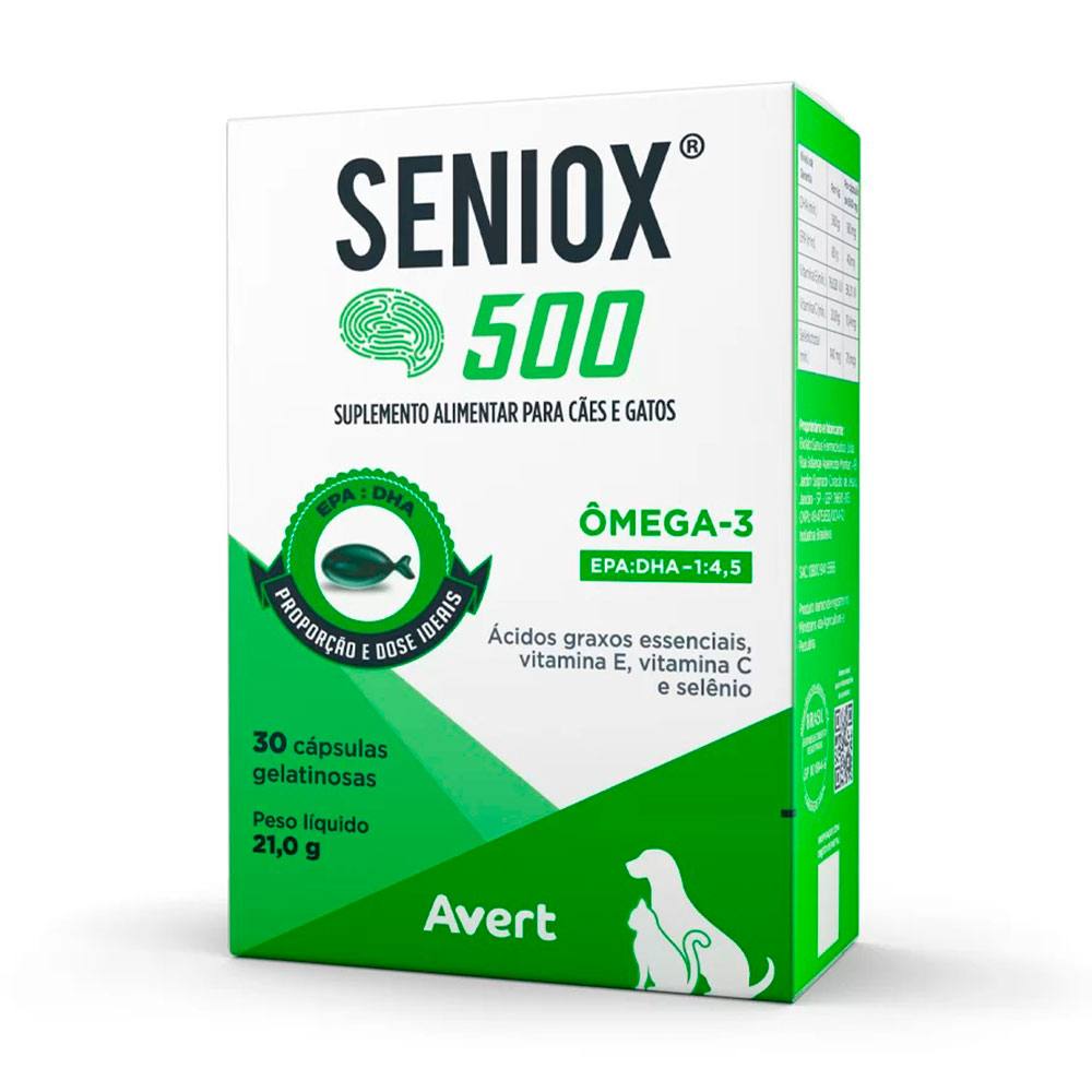 Seniox 500mg 30 Cápsulas