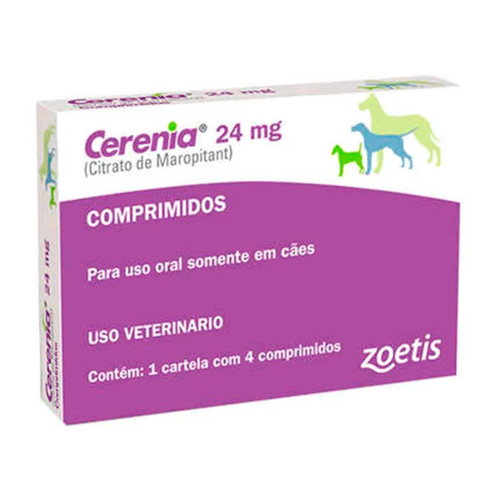 Cerenia 24mg Antiemético Zoetis Com 4 Comprimidos