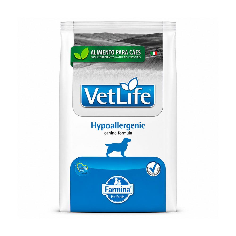 Ração Farmina Vet Life Canine Hypoallergenic Cães Adultos 10,1kg