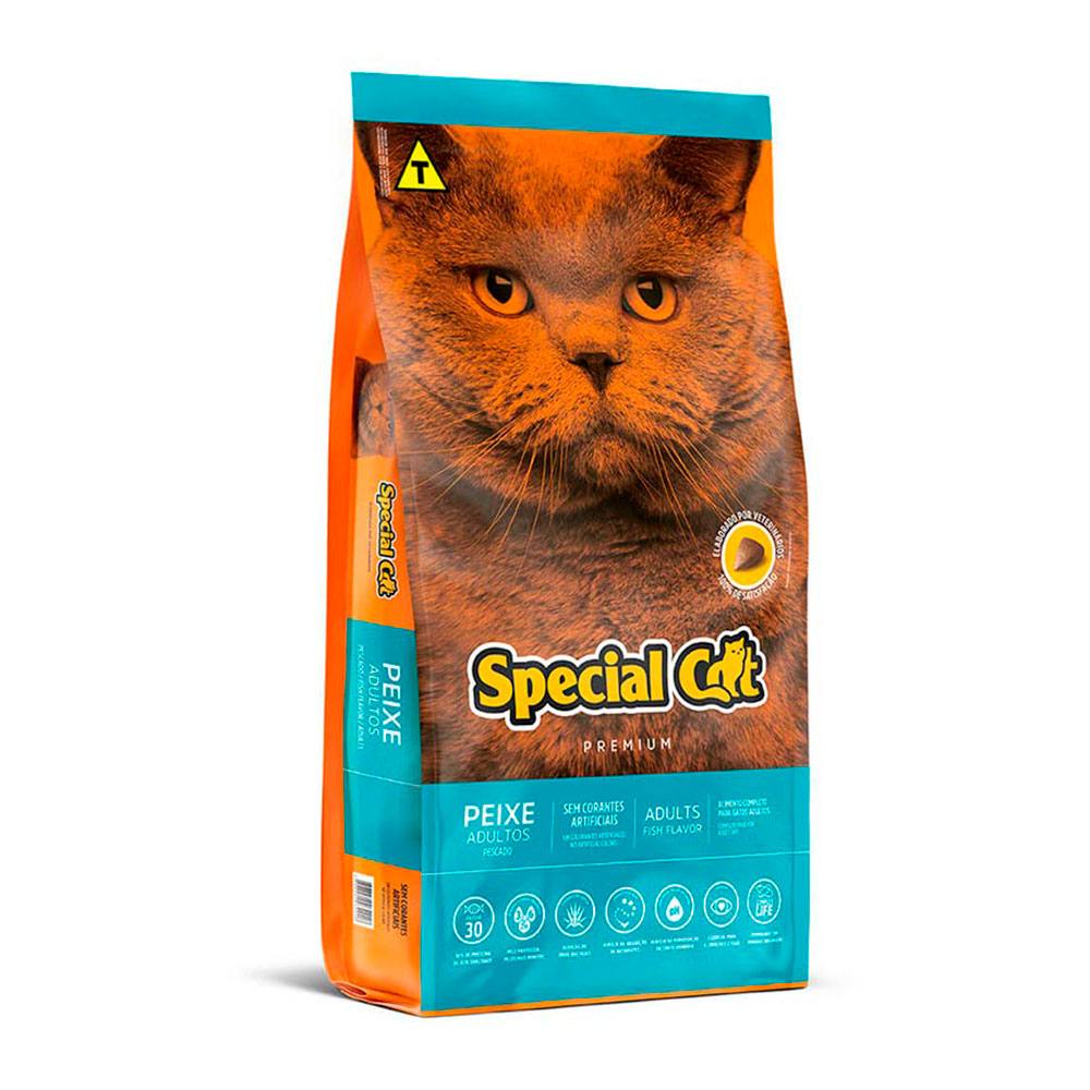 Ração Special Cat Para Gatos Adultos Sabor Peixe 10,1kg