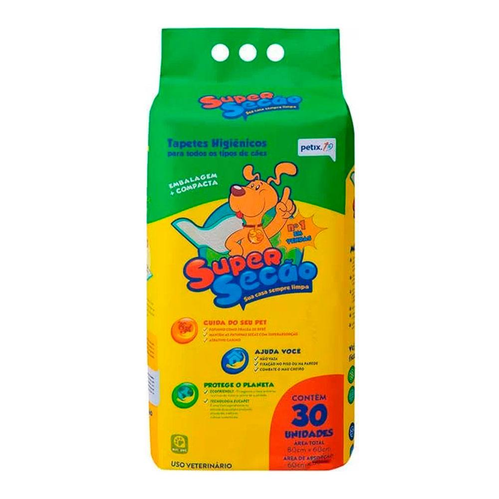 Tapete Higiênico Super Secão Petix 30 Unidades