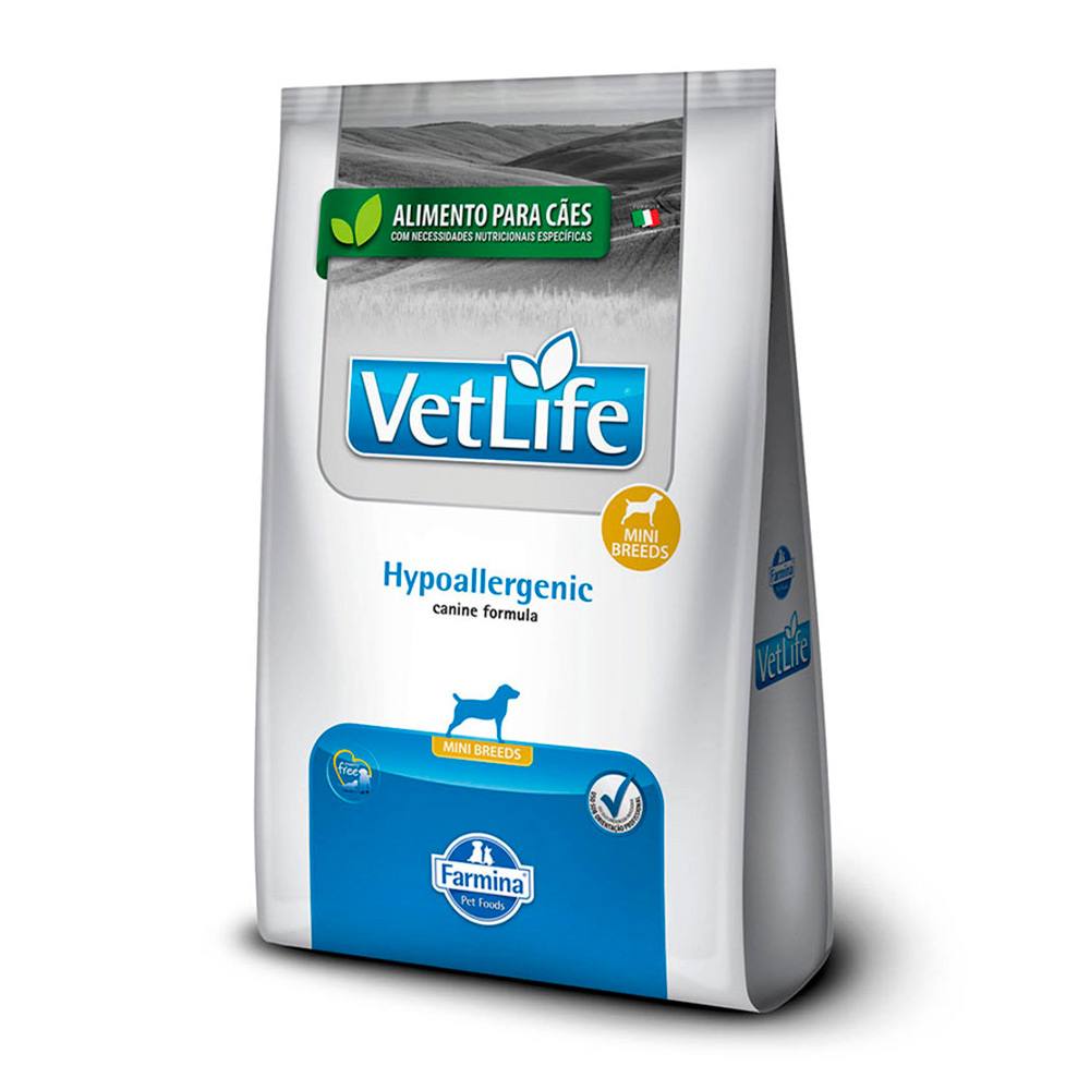 Ração Farmina Vet Life Hypoallergenic Cães Adultos Raças Pequenas 2kg