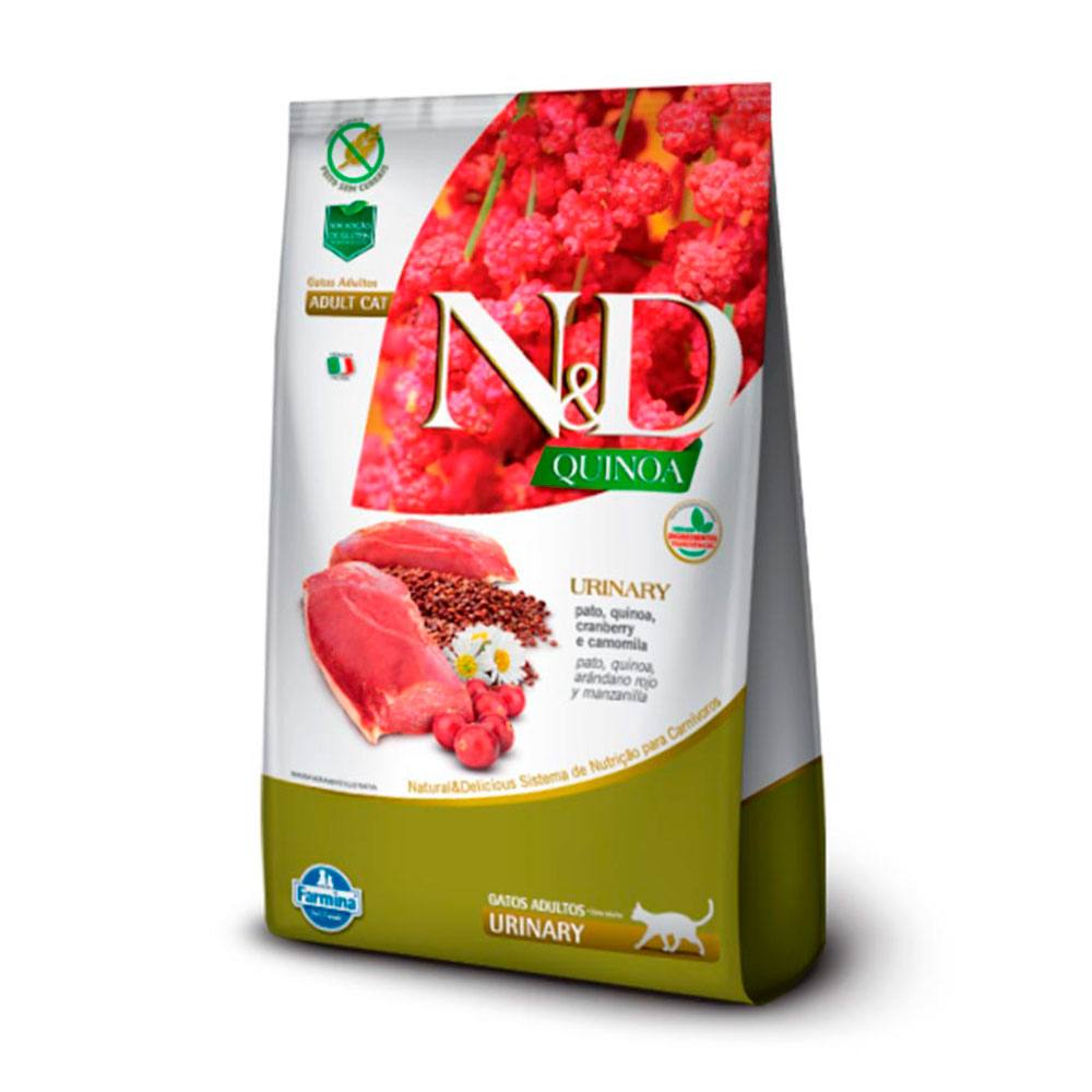 Ração N&D Quinoa Gatos Adultos Urinary Pato 400g