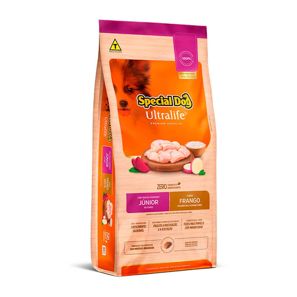 Ração Special Dog Ultralife Para Cães Filhotes Raças Pequenas Frango e Arroz 3kg