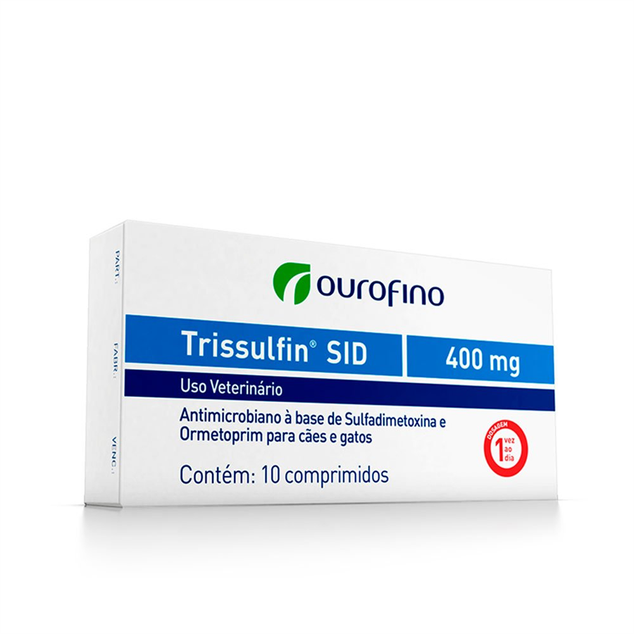 Trissulfin Sid 400mg com 10 Comprimidos