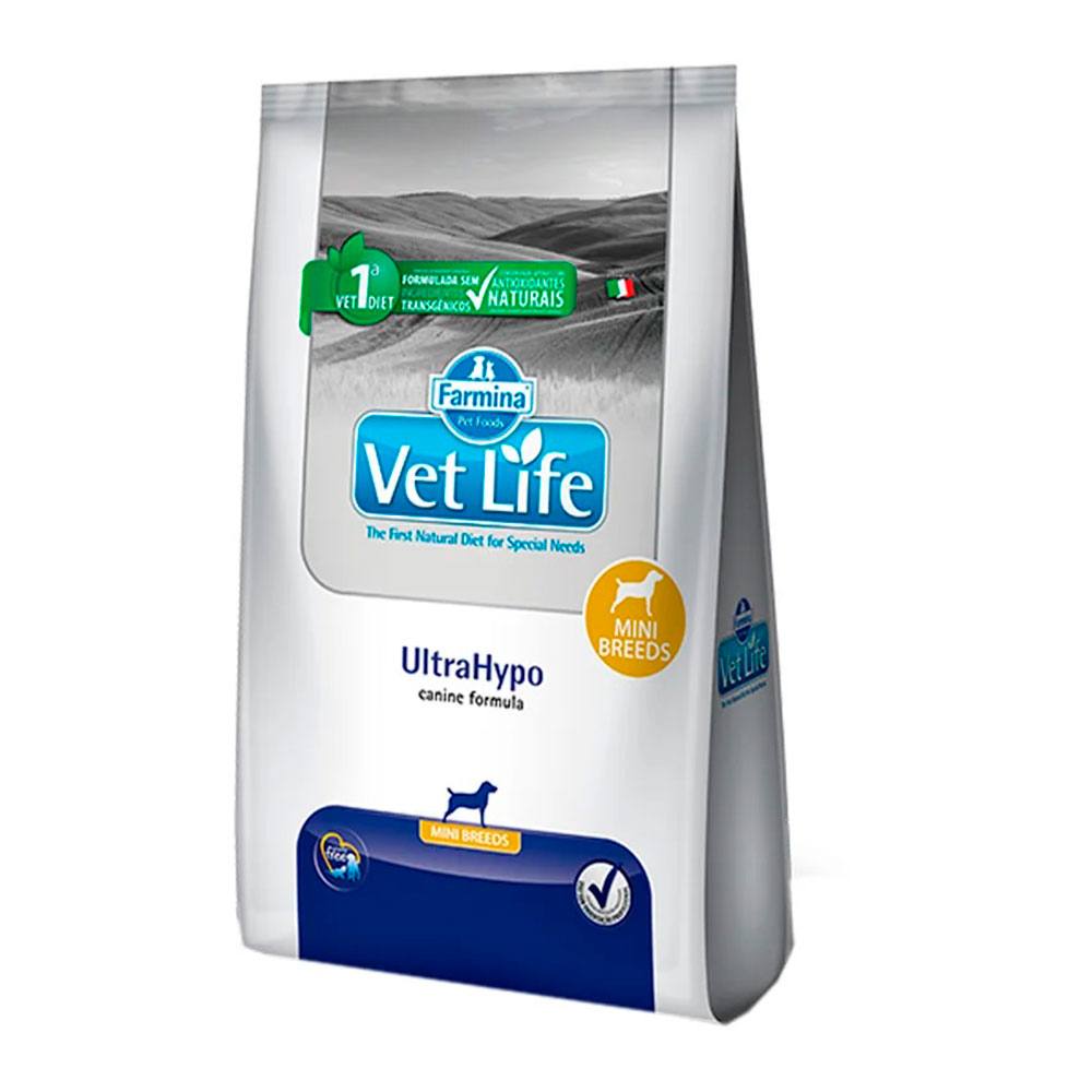 Ração Farmina Vet Life Ultrahypo Mini Para Cães Adultos Raças Pequenas 2kg