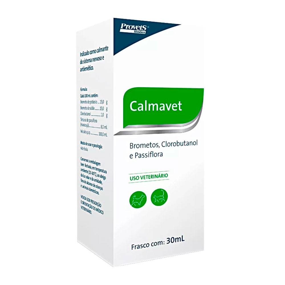 Calmante Calmavet Para Cães E Gatos 30ml