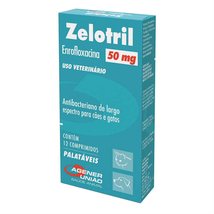 Zelotril 50mg Agener União Com 12 Comprimidos