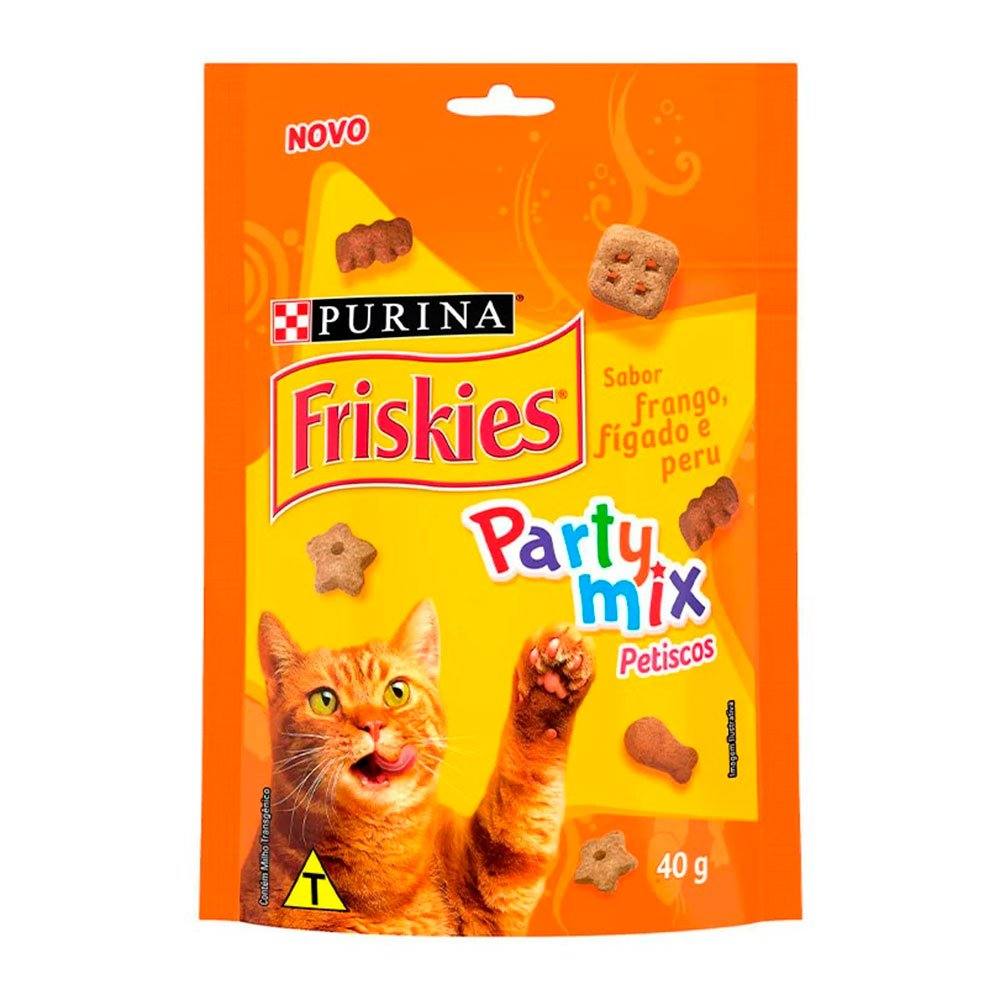 Petisco Friskies Gatos Adultos Party Mix Frango 40g