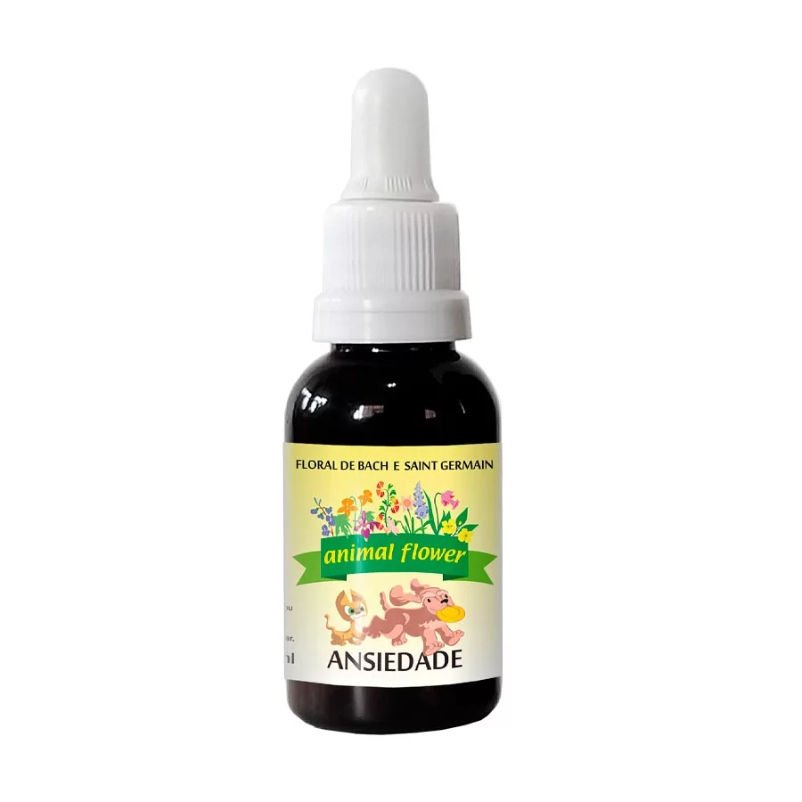 Floral De Bach Ansiedade Animal Flower 30 Ml