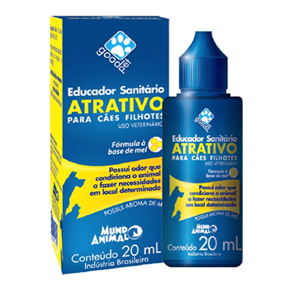 Educador Sanitário Atrativo Good Pet Para Cães Filhotes - 20ml