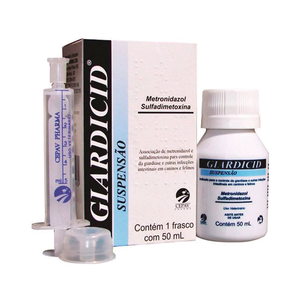 Giardicid Suspensão Cepav 50mL