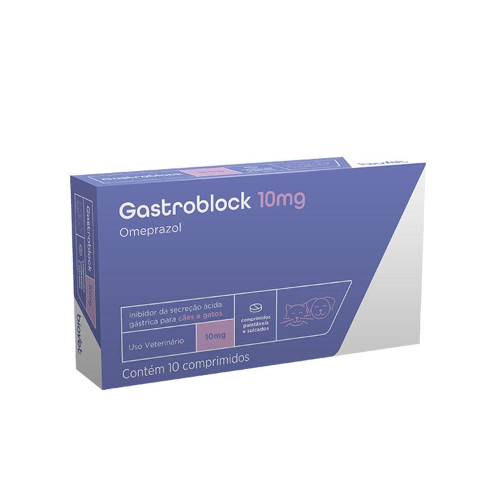 Antiácido GastroBlock 10mg 10 comprimidos