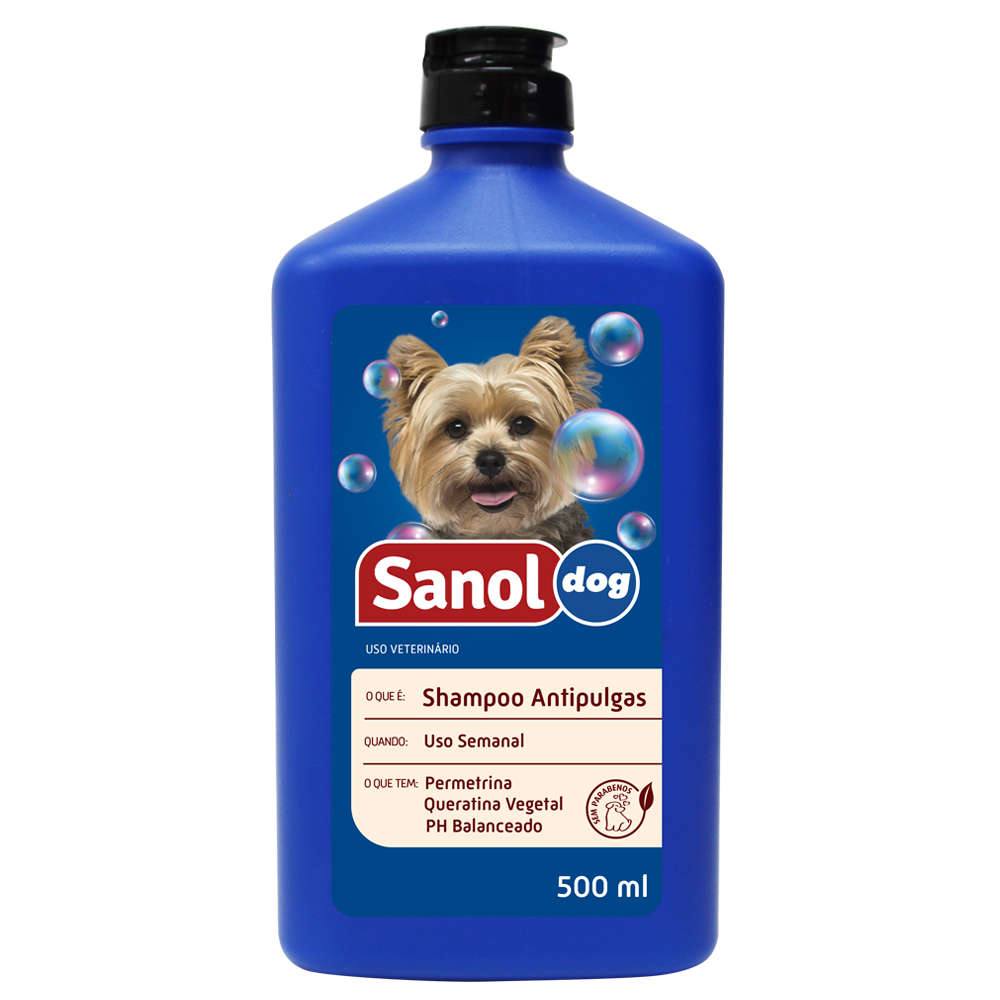 Shampoo Sanol Anti Pulgas 500ml