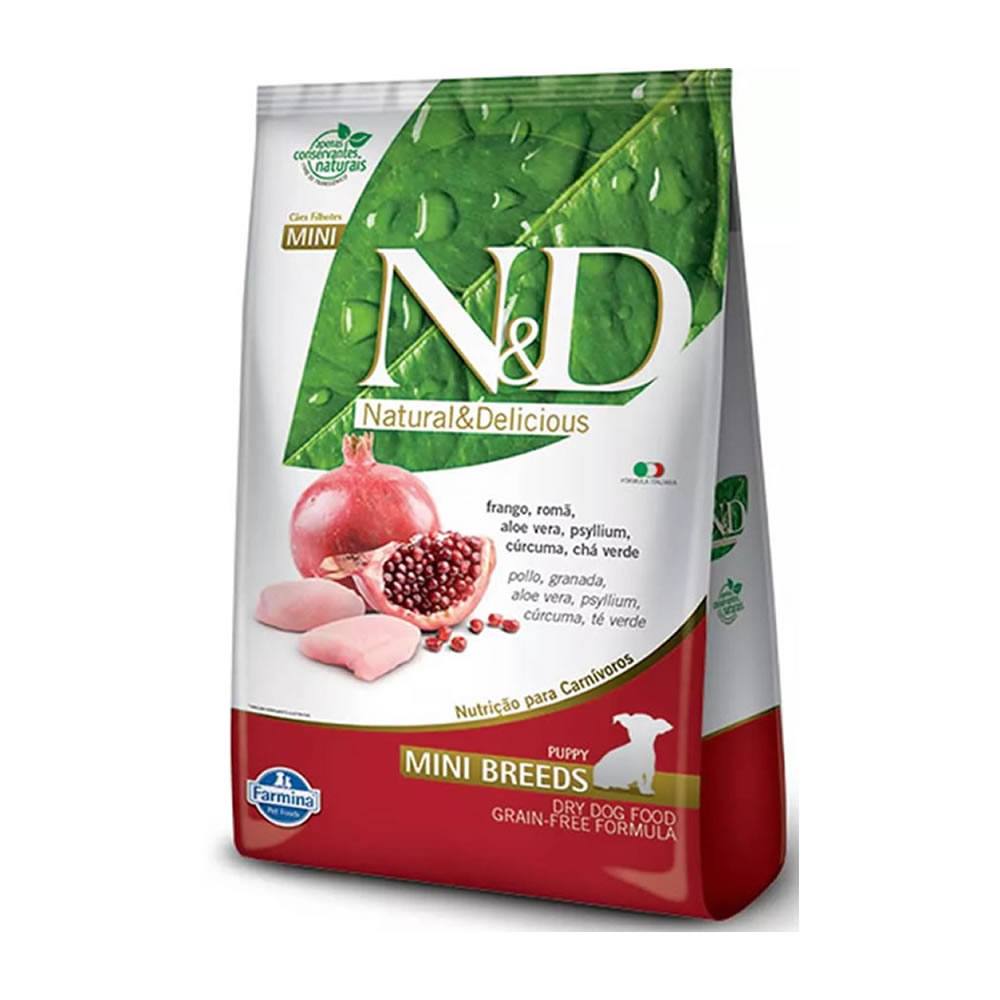 Ração N&D Prime Para Cães Adultos Raças Pequenas Sabor Frango e Romã - 2,5kg