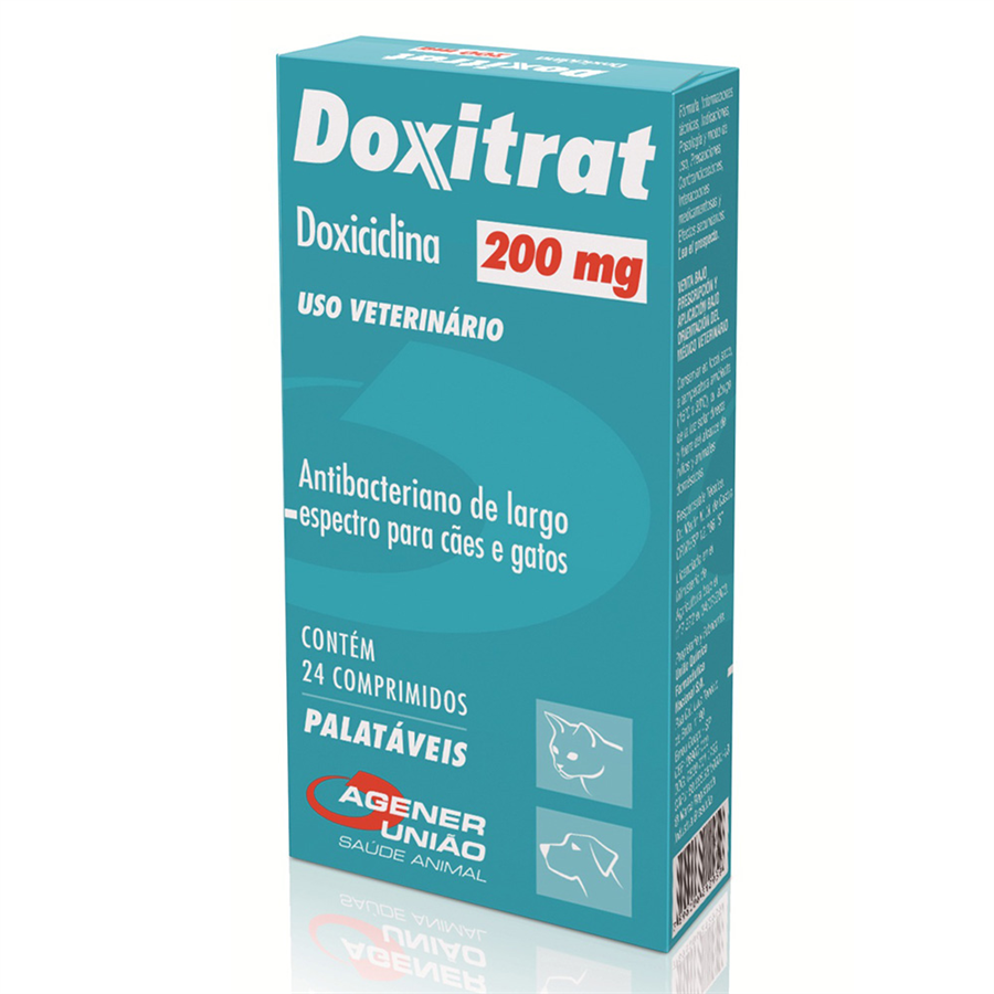Doxitrat 200mg Agener União Com 24 Comprimidos