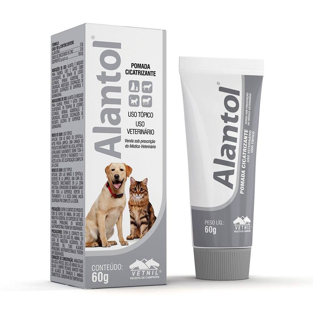 Pomada Cicatrizante Vetnil Alantol Pet 60g
