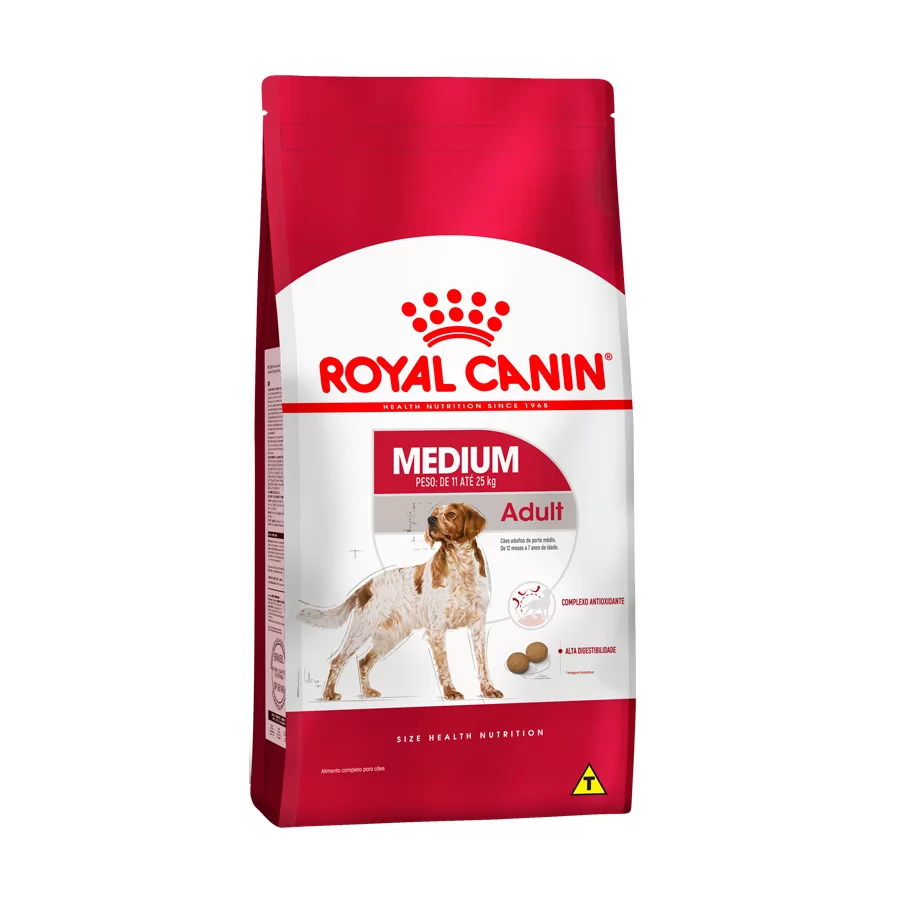 Ração Royal Canin Medium Adult Cães Adultos Porte Médio 2,5kg