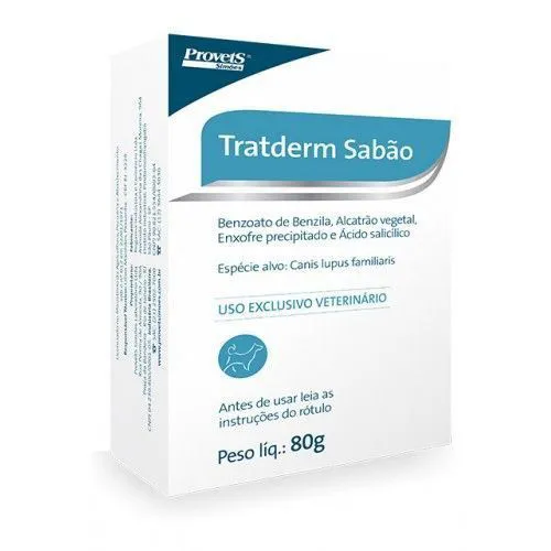 Sabão Tratderm Cães 80g