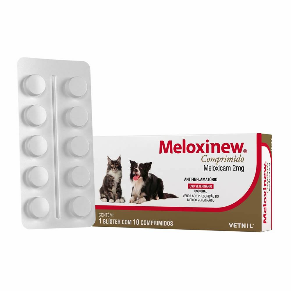 Meloxinew 2Mg Vetnil com 10 Comprimidos
