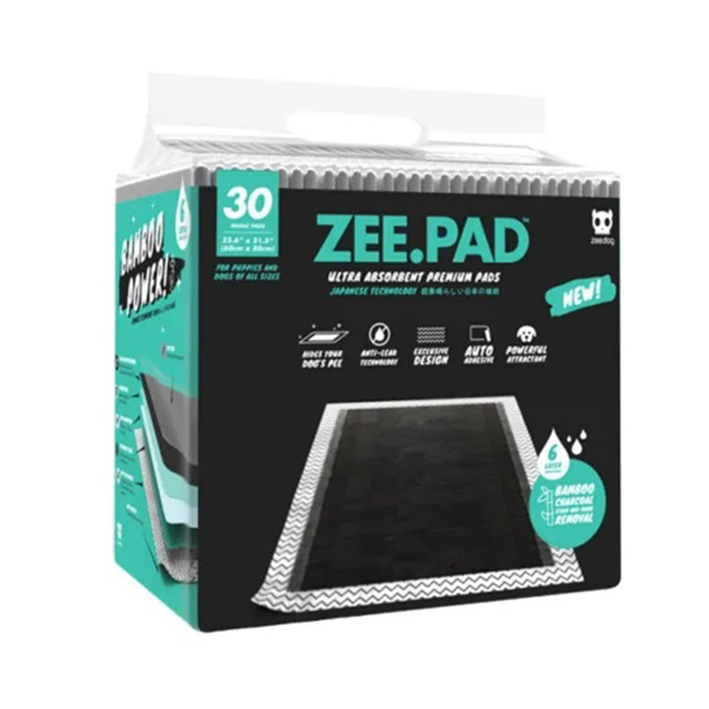 Tapete Higiênico Zee.Pad Zee.Dog Preto 30 Unidades