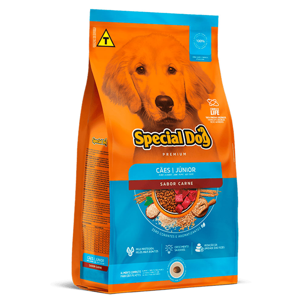 Ração Special Dog Júnior Para Cães Filhotes Sabor Carne 15kg