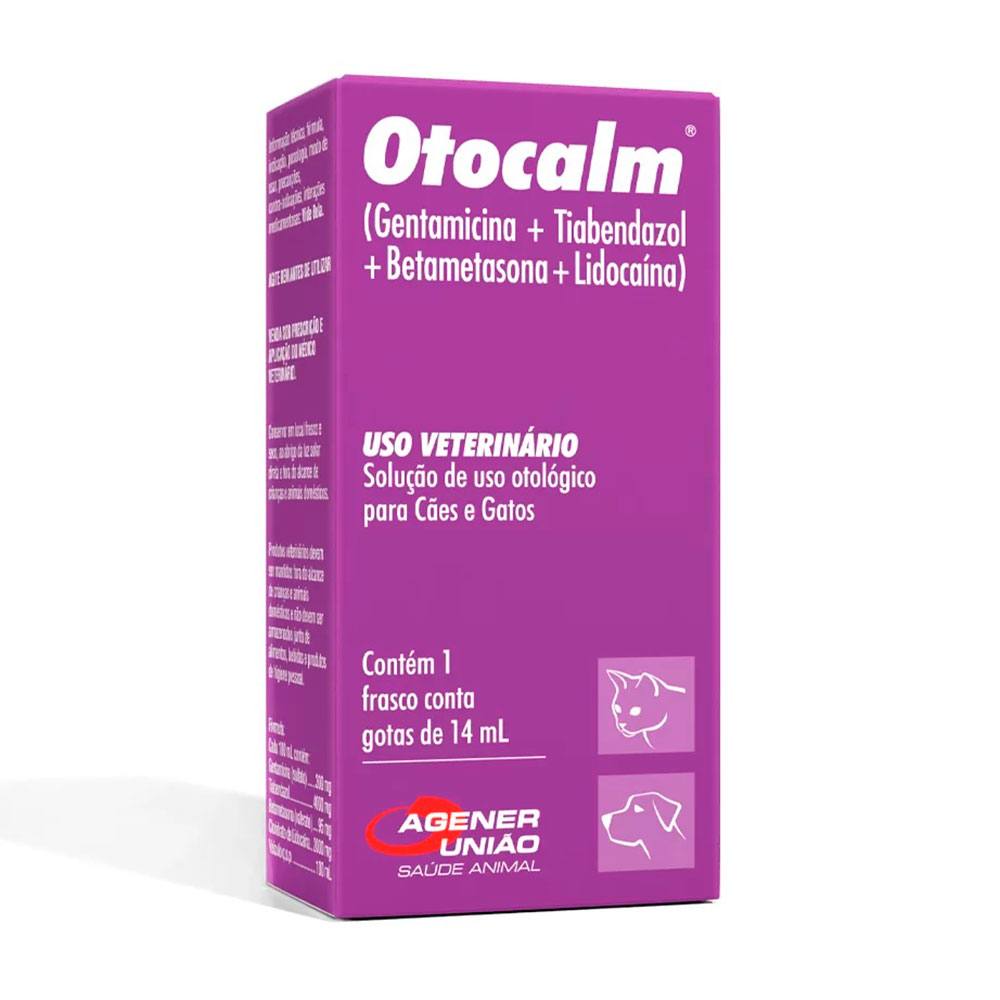 Solução Otológica Otocalm Agener União 14mL