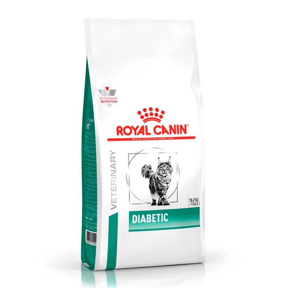 Ração Royal Canin Veterinary Feline Diabetic Gatos Adultos 1,5 kg