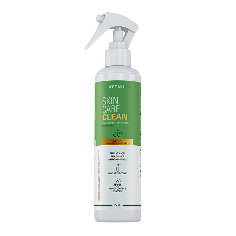 Spray Higienizador Skin Care Clean Vetnil 250mL