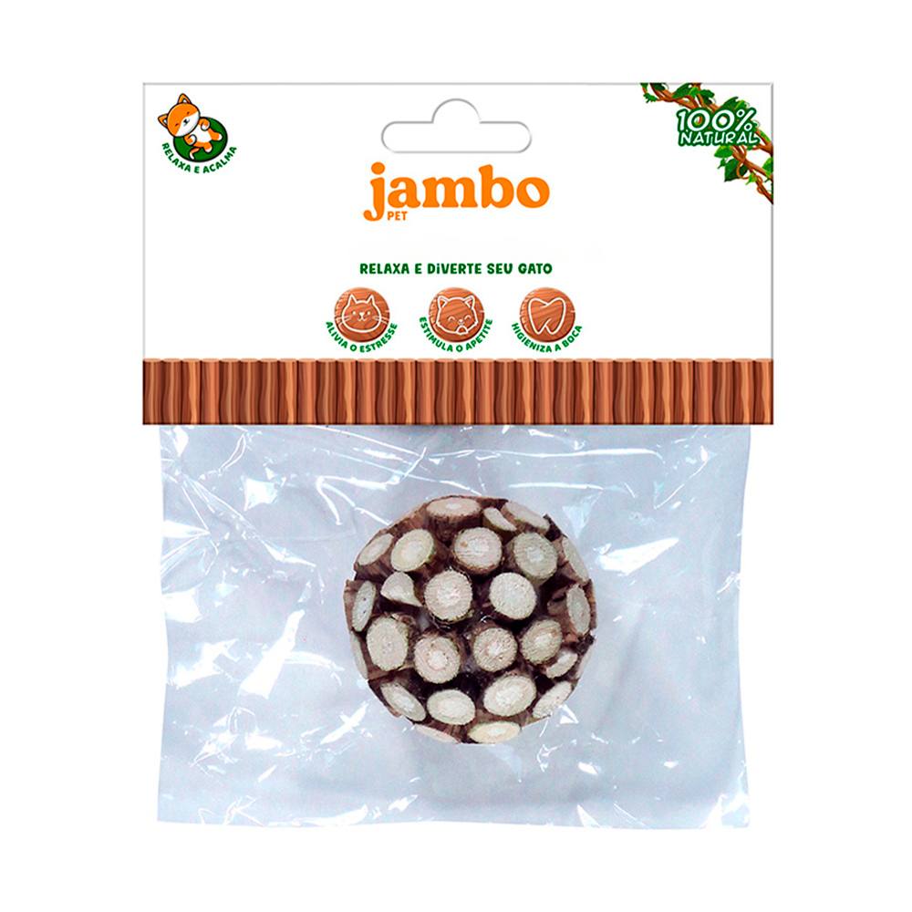 Brinquedo Para Gatos Bolinha Wood Matatabi Grande Jambo Pet
