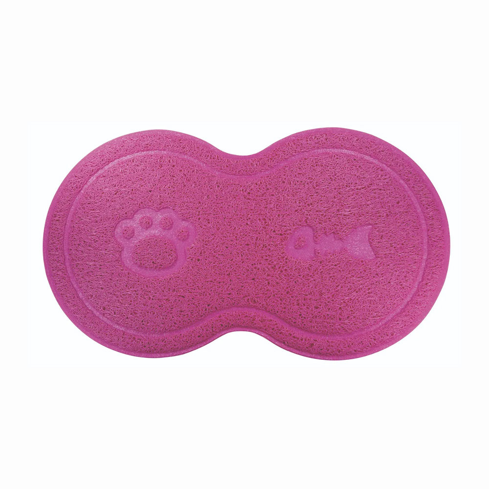 Tapete Para Comedouro Litter Mat Trap 8 Para Gatos Rosa Jambo Pet