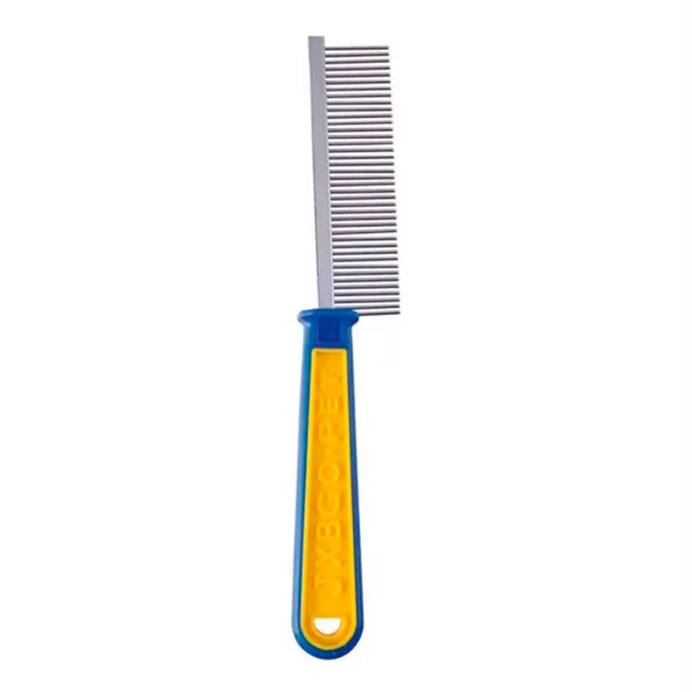 Pente Para Cães e Gatos Cabo de Plástico Savana Pet com 40 Dentes