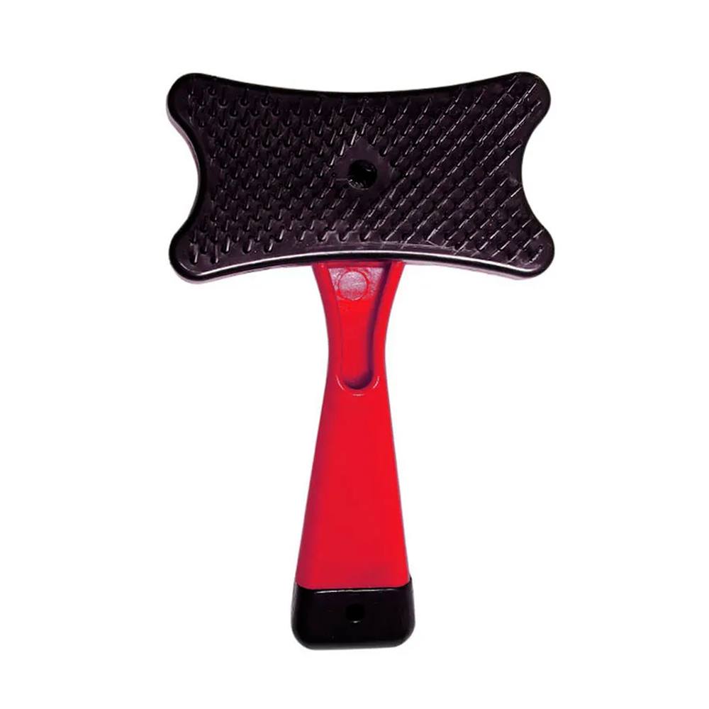 Rasqueadeira Prática Para Cães e Gatos Homepet Vermelho