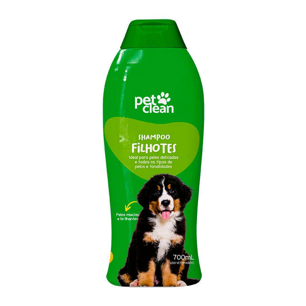 Shampoo e Condicionador Para Cães e Gatos Filhotes Pet Clean 700mL