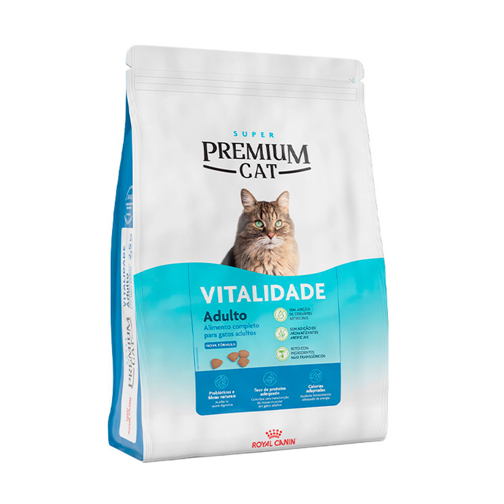 Ração Royal Canin Premium Cat Gatos Adultos Vitalidade 10,1kg