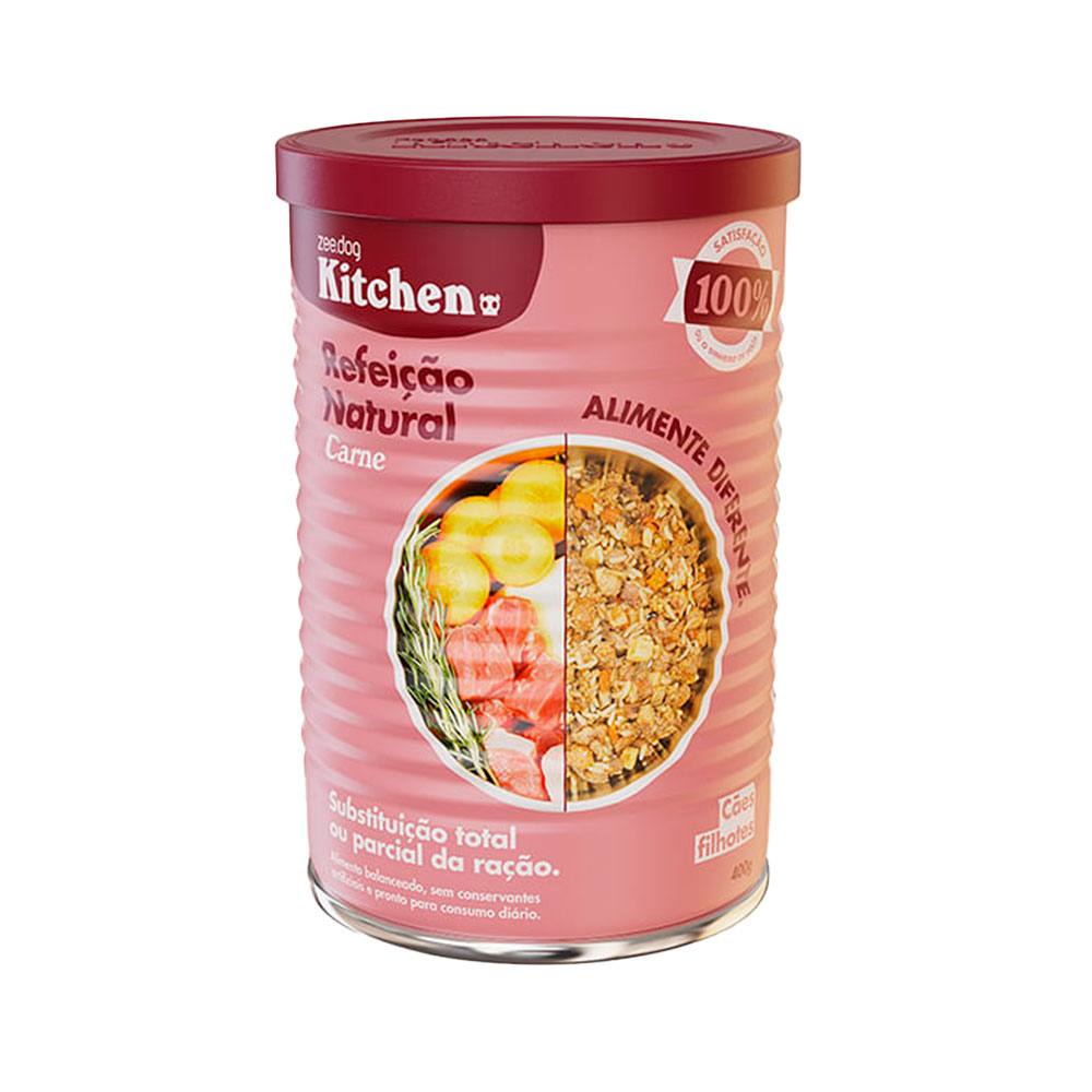Refeição Natural Kitchen Zee.Dog Lata Para Cães Filhotes Sabor Carne 400g