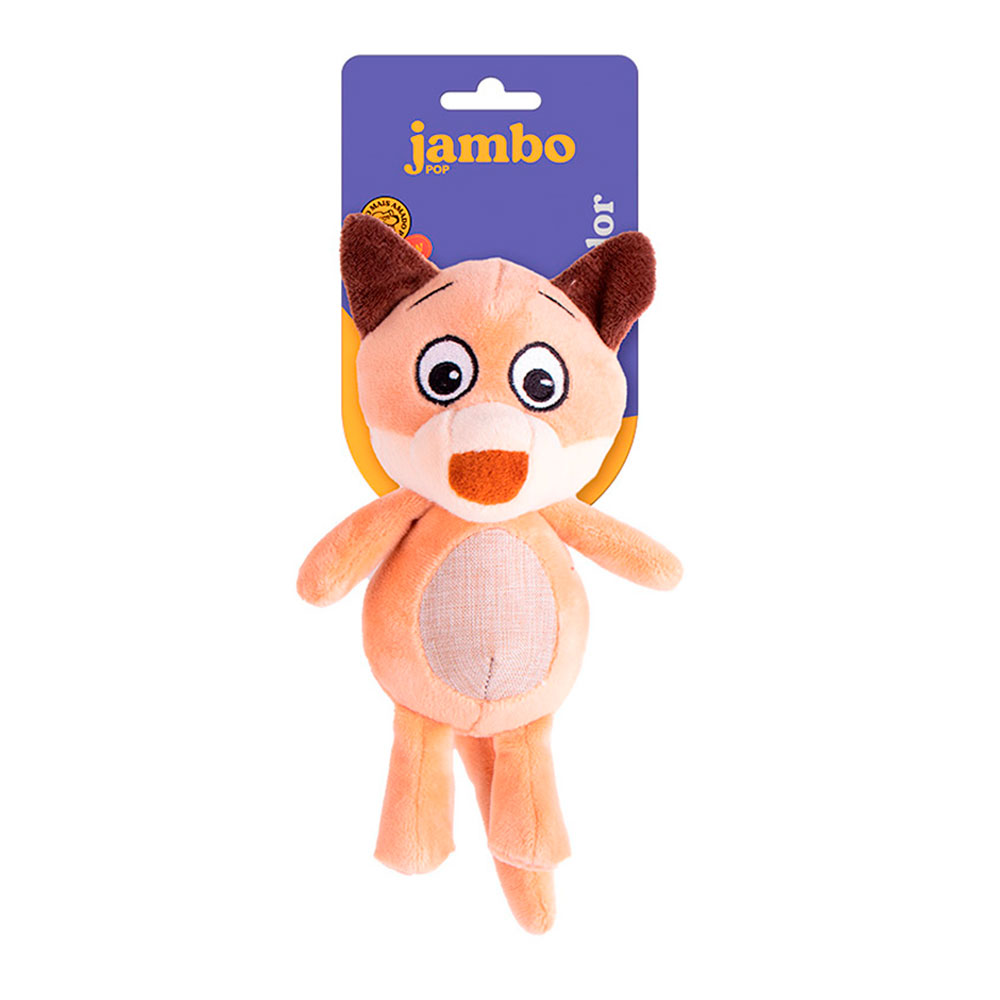 Brinquedo Pelúcia Para Cães Raposa Jambo Pet