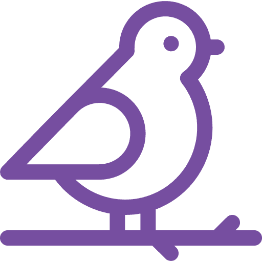 Ícone da categoria de produtos para aves e pássaros