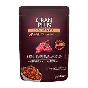 Ração Úmida GranPlus Gourmet Sachê Cães Adultos Ovelha 100g