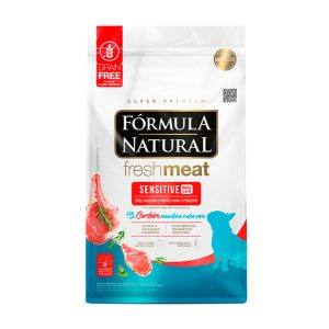 Ração Fórmula Natural Freshmeat Sensitive Cães Adultos Porte Mini e Pequeno Cordeiro 2,5kg