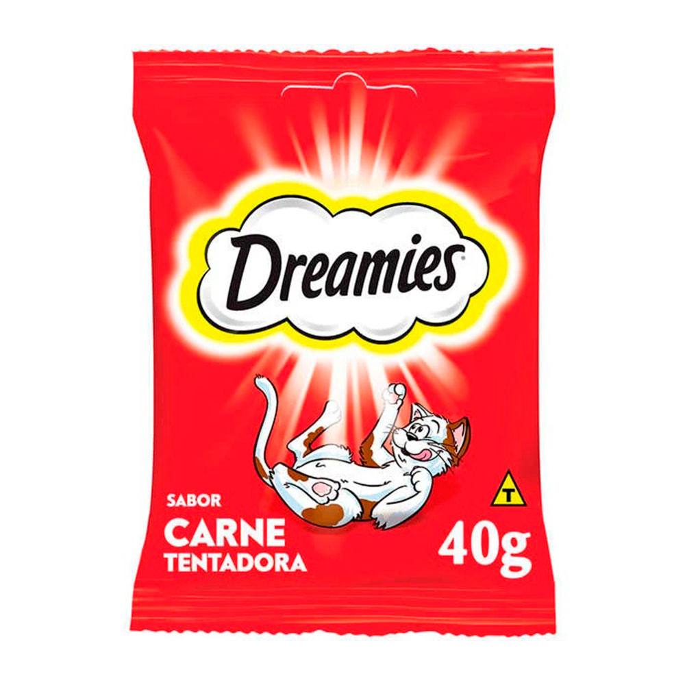 Petisco Dreamies para Gatos Adultos Carne 40g