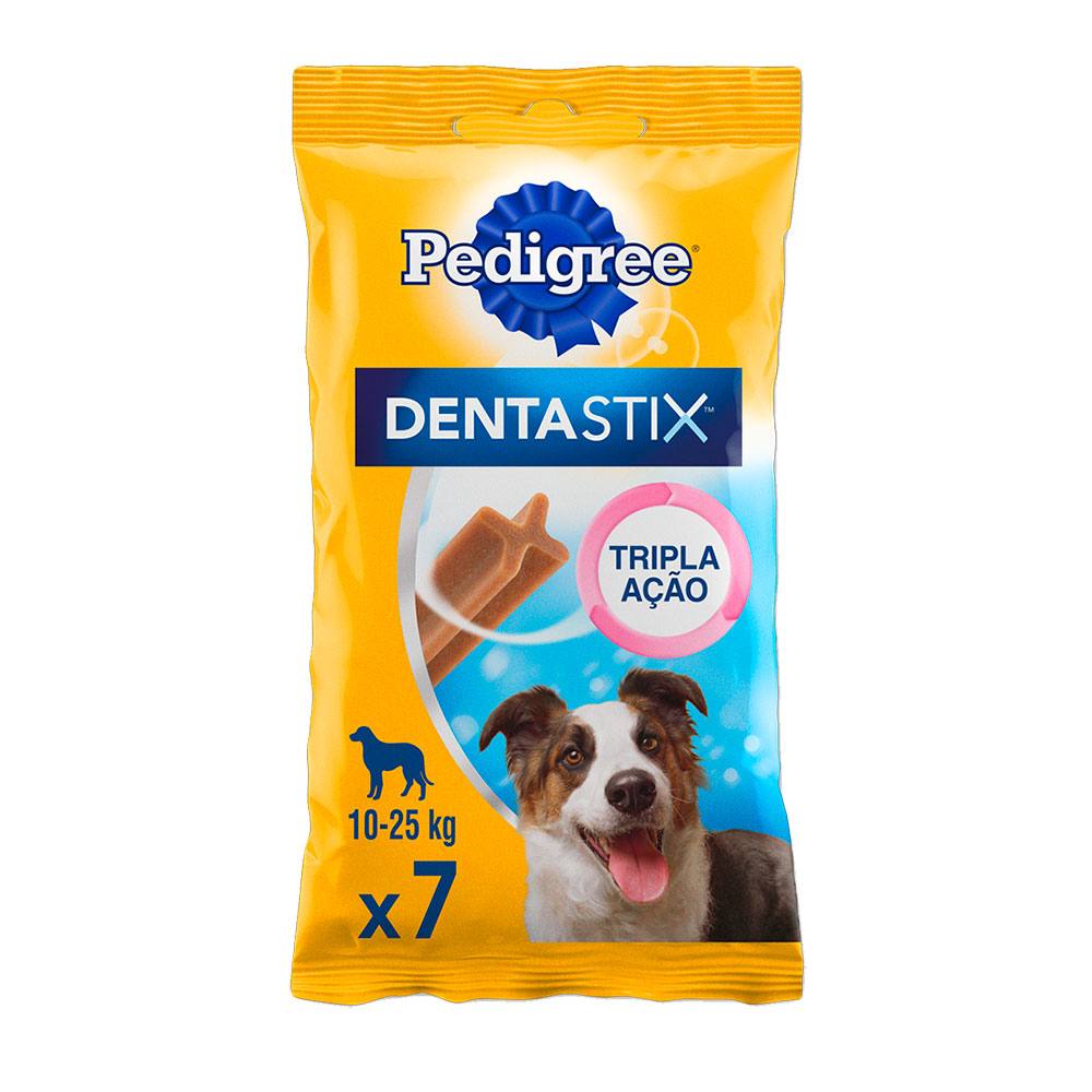Petisco Dentastix Pedigree Cuidado Oral para Cães Adultos Raças Médias 180g