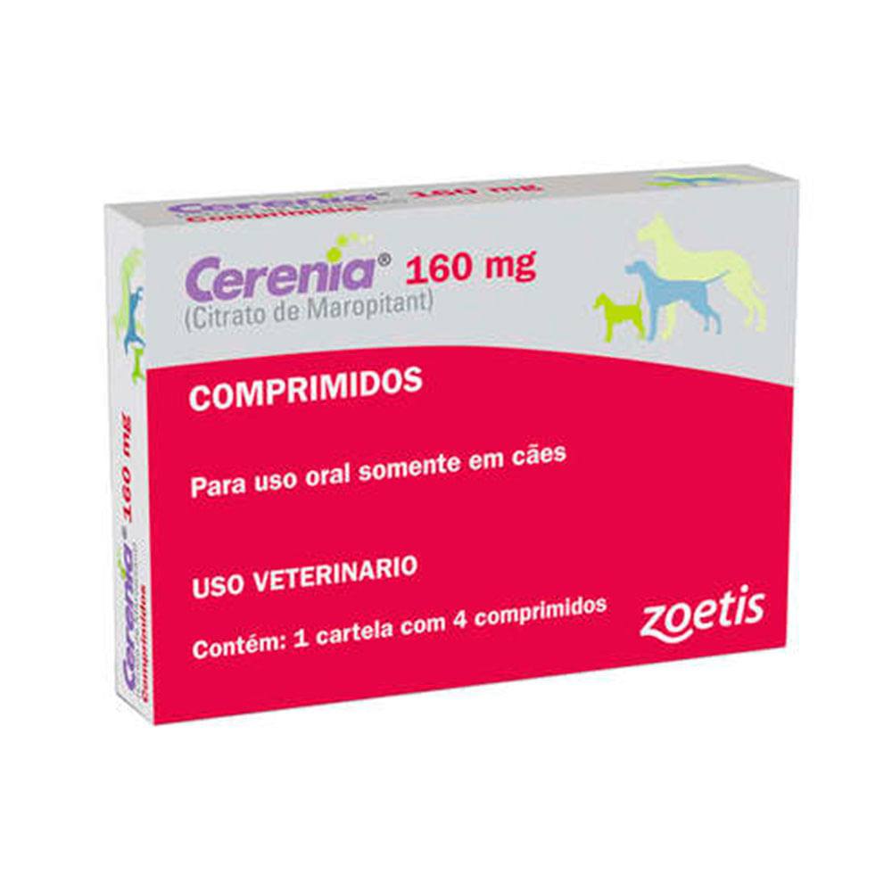 Cerenia 160mg Antiemético Zoetis Com 4 Comprimidos