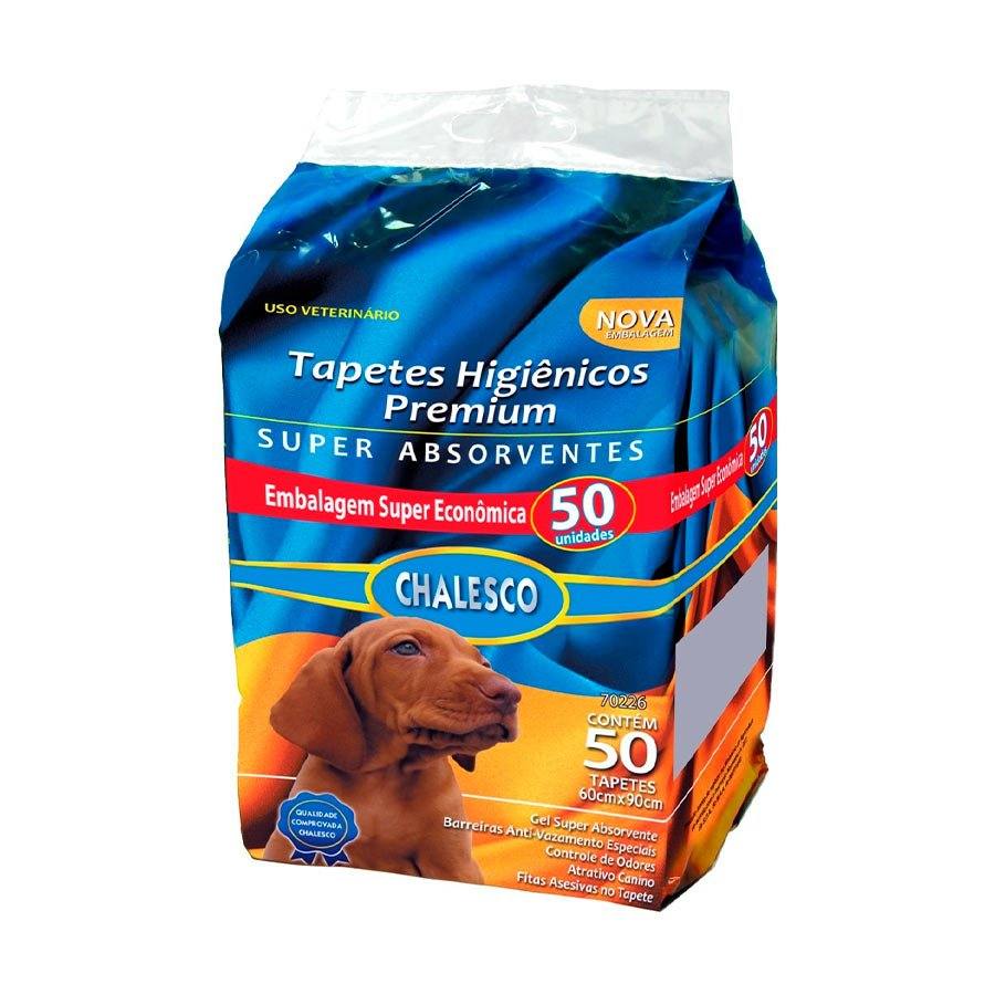 Tapete Higiênico Chalesco Premium 60x90cm - 50 Unidades