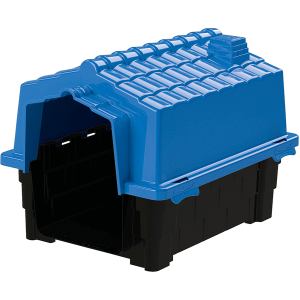 Casinha Pet Injet Eco Colors N°1 Azul