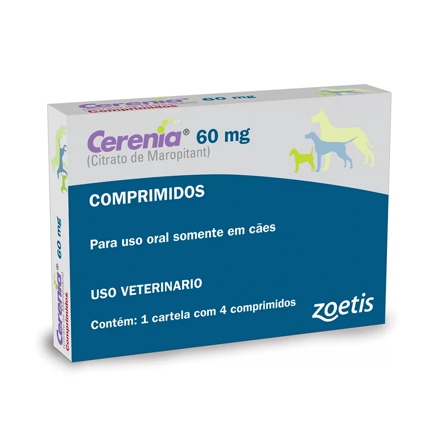 Cerenia 60mg Antiemético Zoetis Com 4 Comprimidos