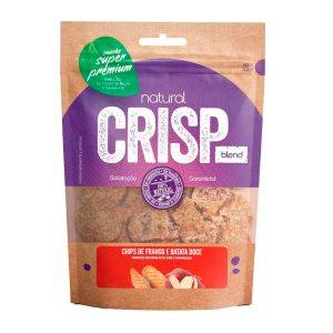 Petisco Snack Natural Crisp Blend Para Cães Chips Frango e Batata Doce 100g