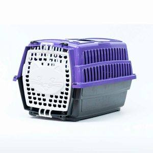 Caixa de Transporte Cat Love Travel Lilás Para Gatos Pet Injet Nº01