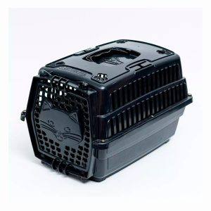 Caixa de Transporte Cat Love Travel Preto Para Gatos Pet Injet Nº01